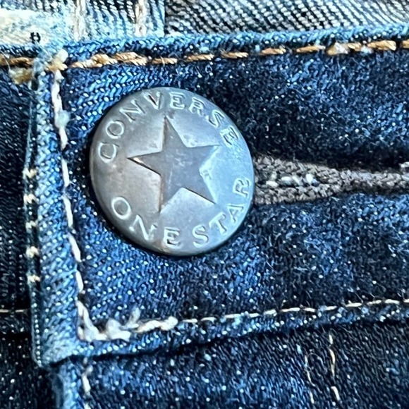 CONVERSE ONE-STAR MEDIUM WASH STRAIGHT LEG‎ JEANS WOMEN'S SIZE 8 - Picture 7 of 14